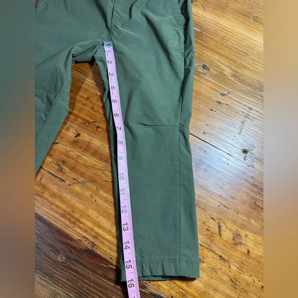 Gap Kids Boys Hybrid Pull-On Tapered Pants in Army Green Elasticized waist Sz XS
